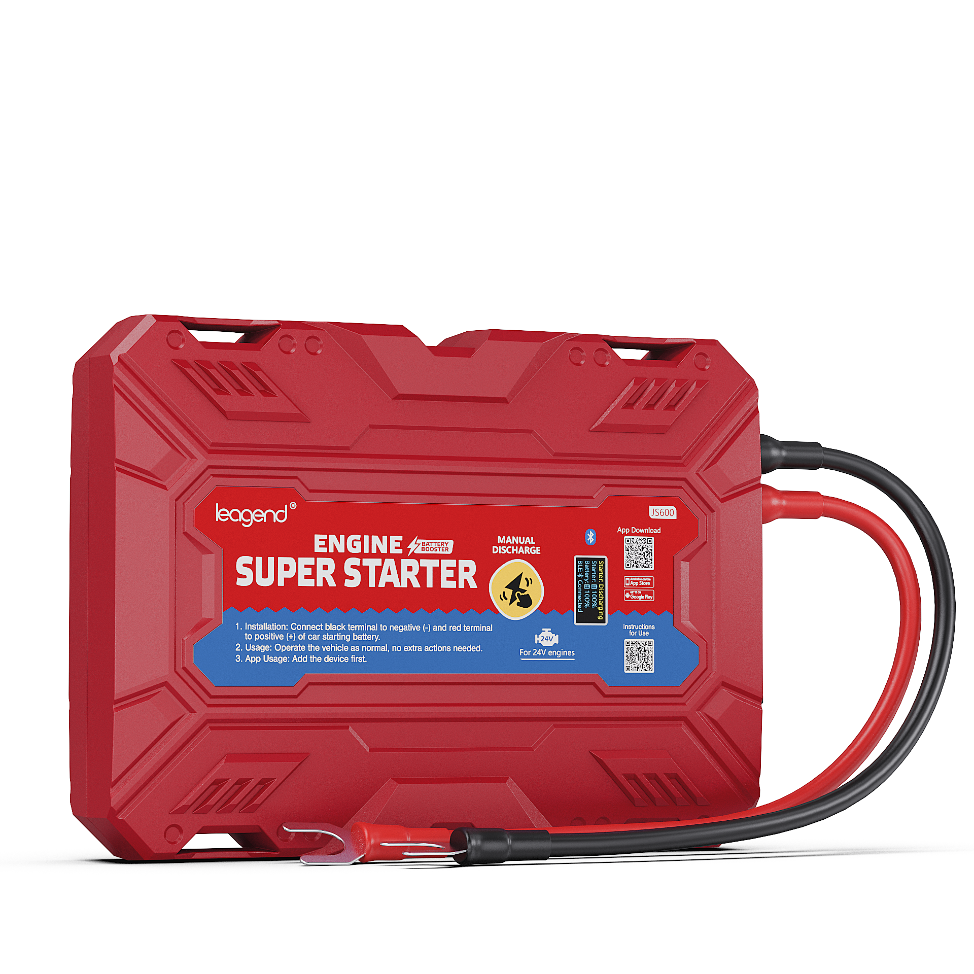 leagend JS600 SuperCap Jump Starter – leagend 2C